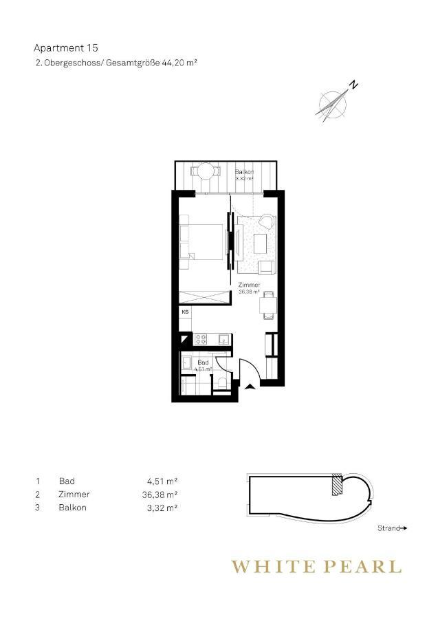 White Pearl Apartment 2.15 Timmendorfer Strand Esterno foto